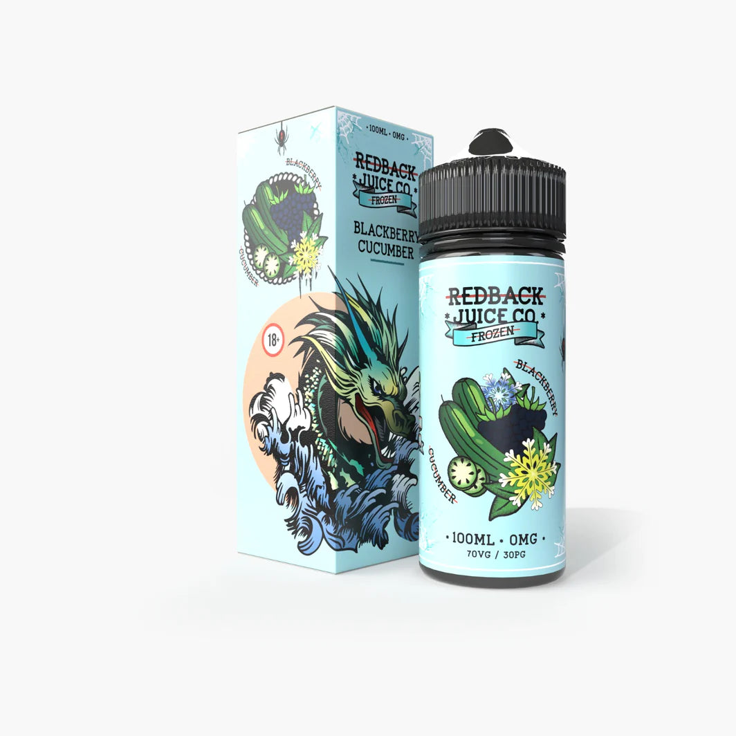 Buy Frozen Blackberry and Cucumber by Redback Juice Co - Wick and Wire Co Melbourne Vape Shop, Victoria Australia