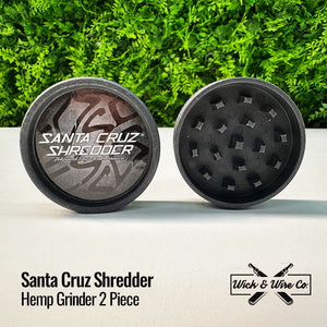 Buy Santa Cruz Shredder Hemp Grinder 2pc - Wick and Wire Co, Melbourne Australia