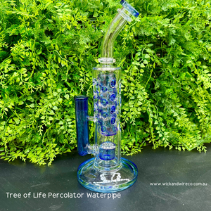 Buy Tree of Life Perc Waterpipe - Wick And Wire Co Melbourne Vape Shop, Victoria Australia