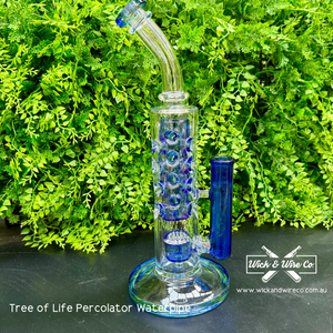 Buy Tree of Life Perc Waterpipe - Wick And Wire Co Melbourne Vape Shop, Victoria Australia