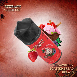 Buy Strawberry Toasted Bread Gelato by Redback Juice Co - Wick And Wire Co Melbourne Vape Shop, Victoria Australia