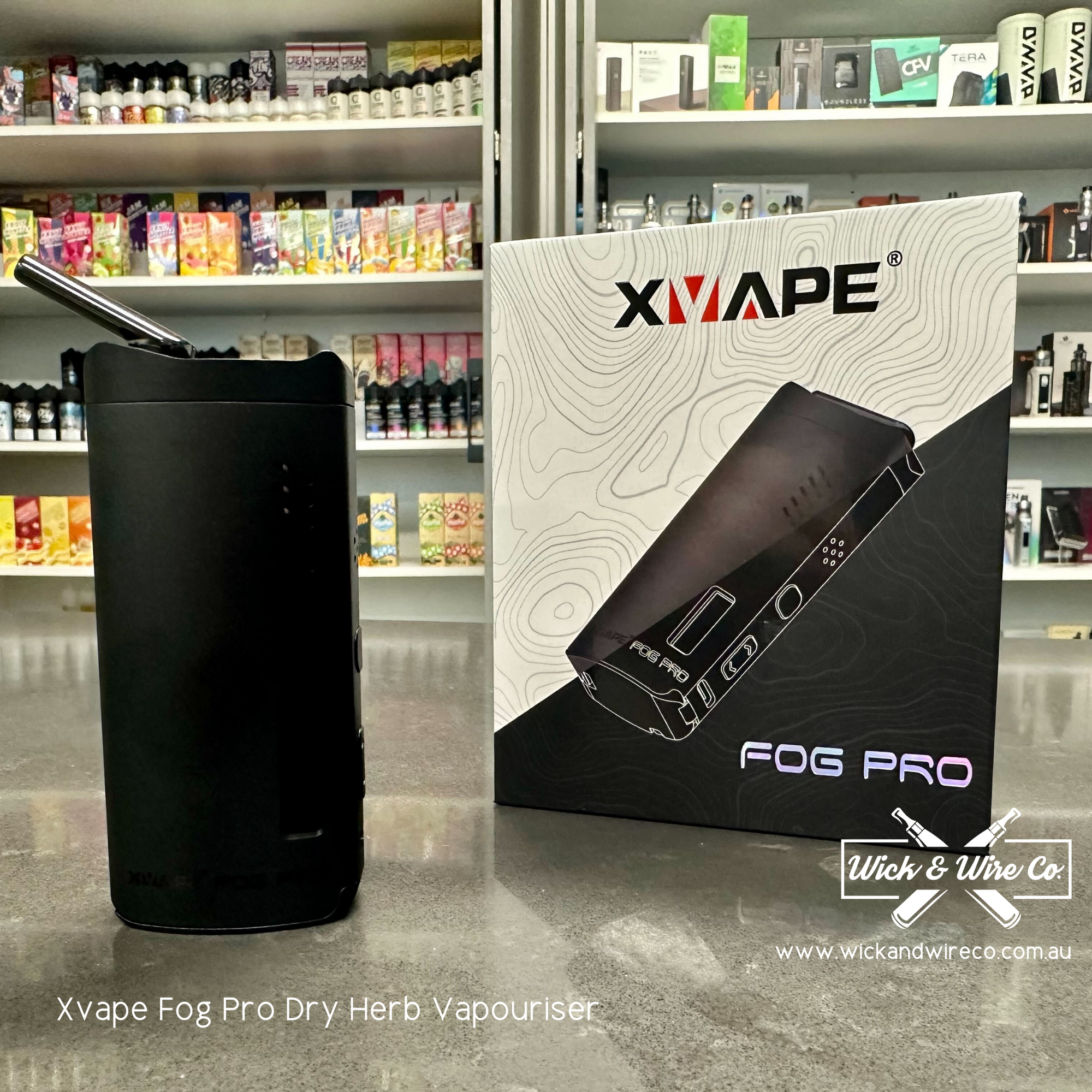 Buy Xvape Fog Pro Dry Herb Vapouriser - Wick and Wire Co Melbourne Vape Shop, Victoria Australia
